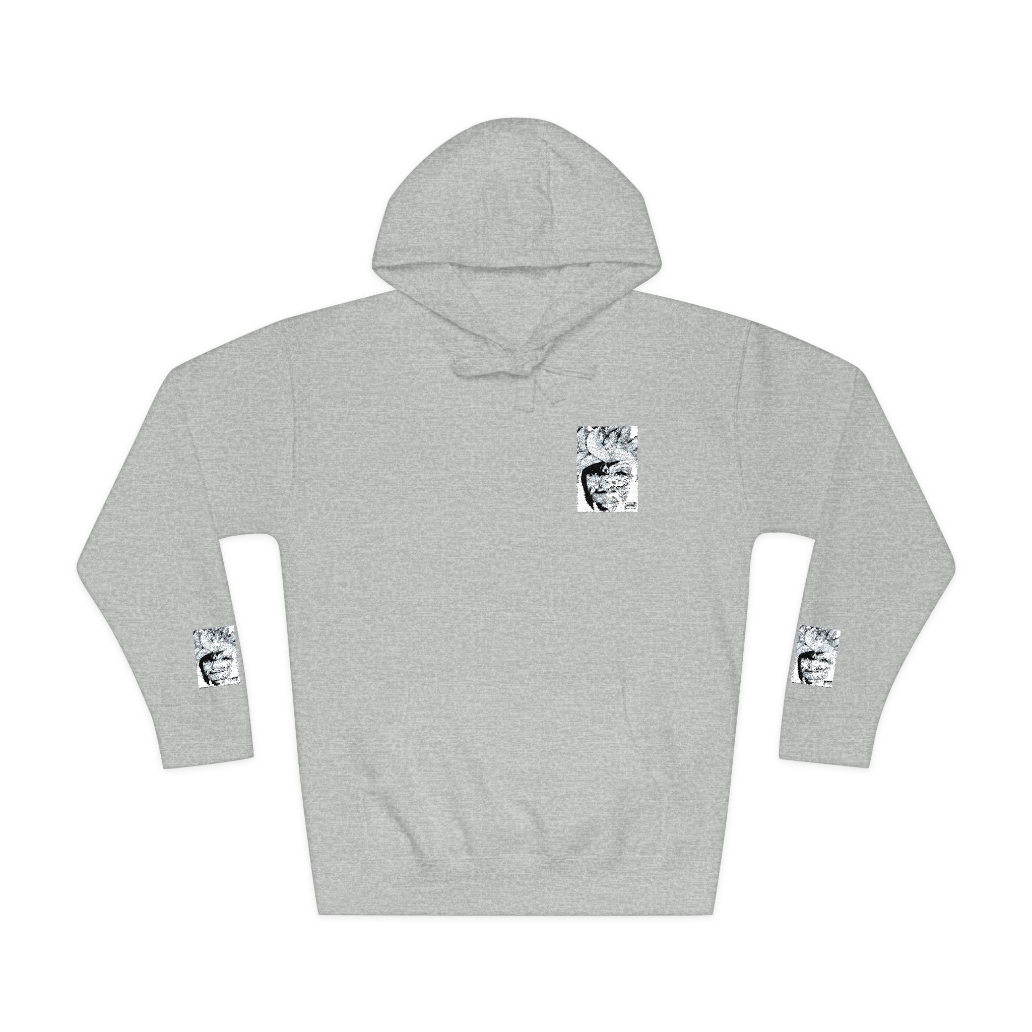 Marble Pocket Graphic Hoodie — Coral Streetwear Pullover - Image 29