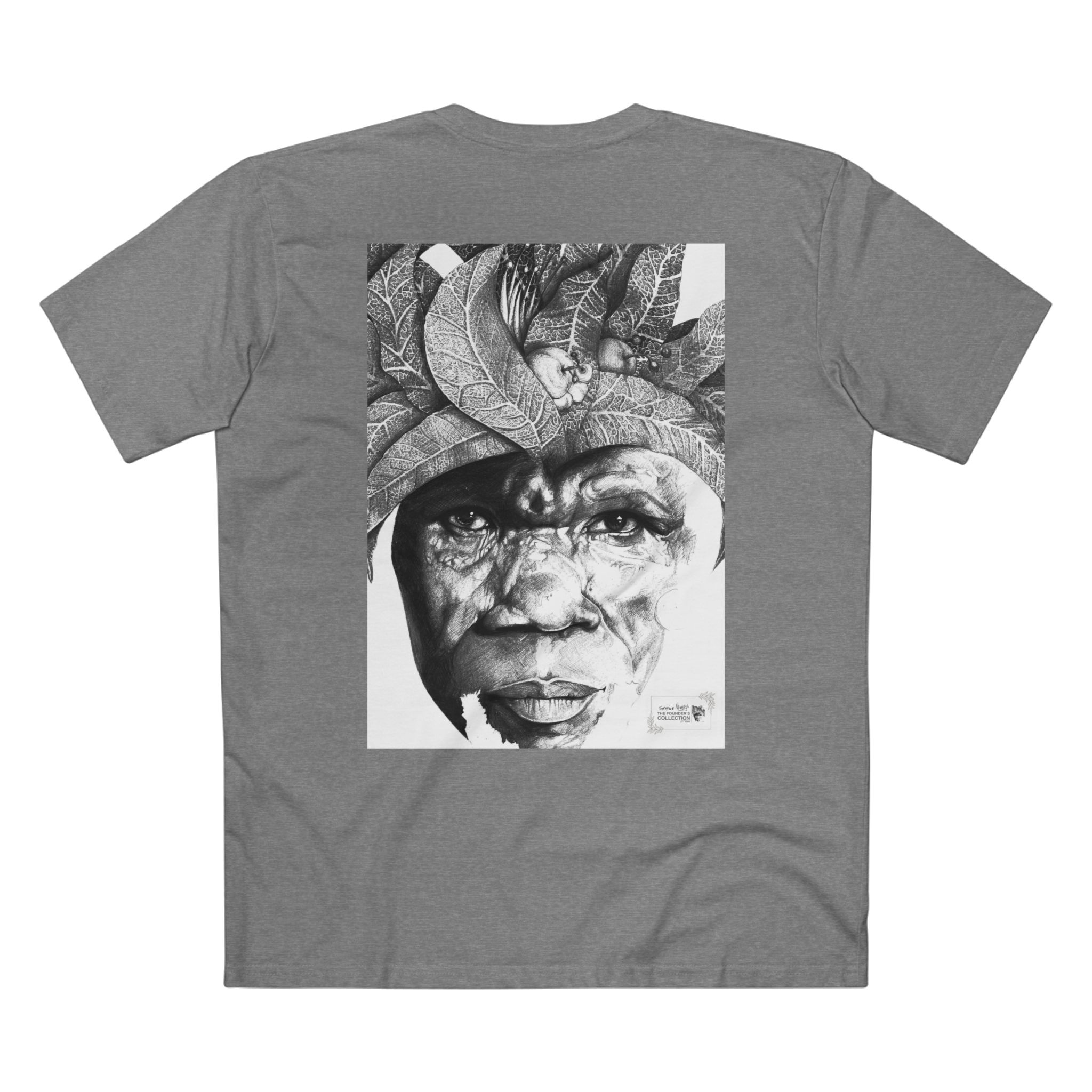Portrait Tee — Monochrome Tribal Face Art Graphic T-Shirt - Image 26