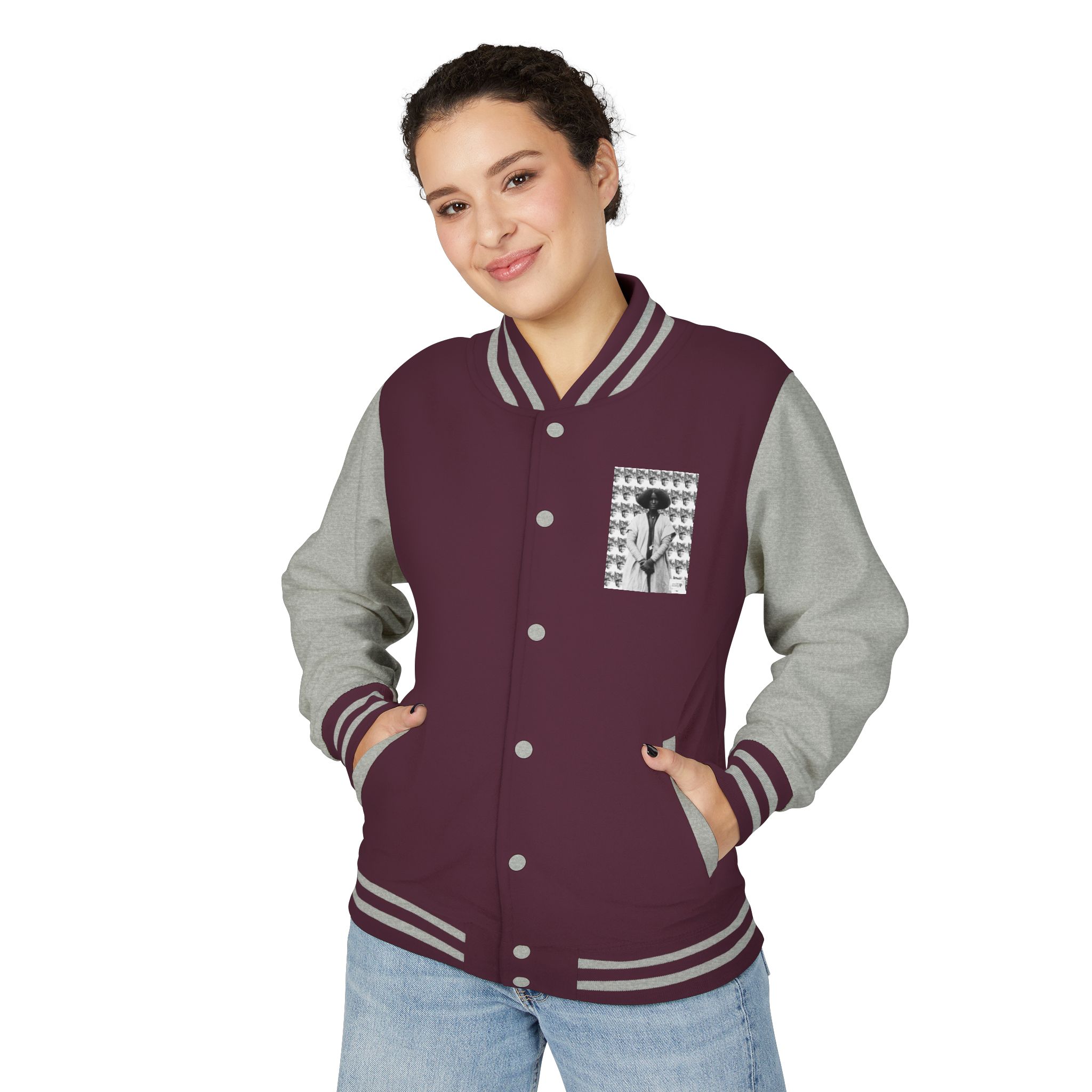 Unisex Heavyweight Letterman Jacket - Image 43