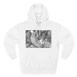 The Original Sunman: Perpetual Crescendo Embroidered Hoodie - Three-Panel Fleece Hoodie By Siphiwe Ngwenya